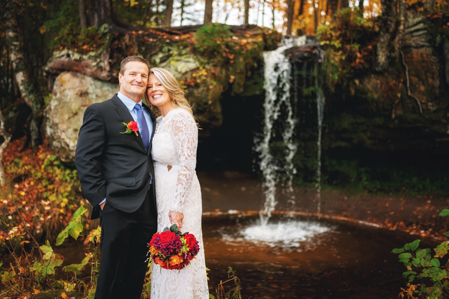 If you want fall colors for your adventure elopement in Michigan, plan for the fall!