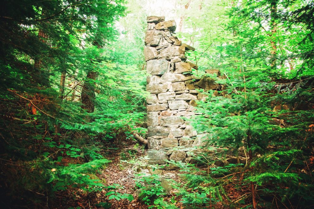 Nonesuch Ruins are a mysterious place to explore during an adventure elopement