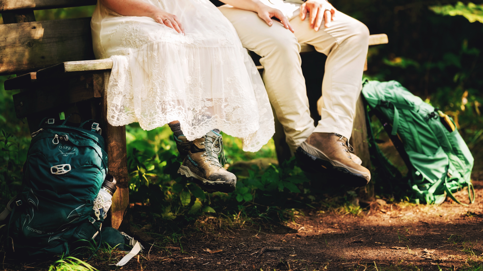 Enjoy a stress free wedding day while hiking in Northern Michigan for your Elopement